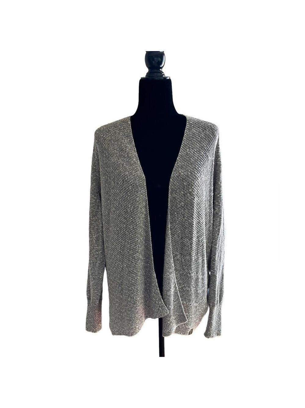 Roots Textured Open Front Cardigan Size Small